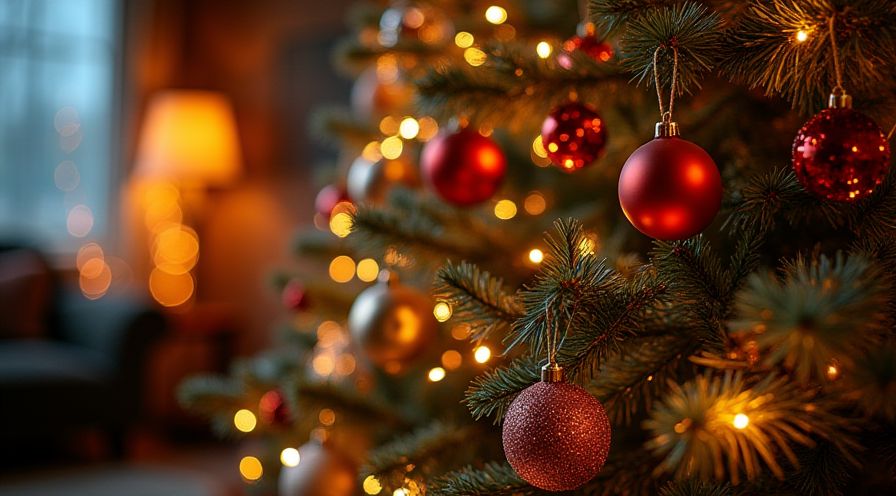 Weihnachtliche Tischdekoration